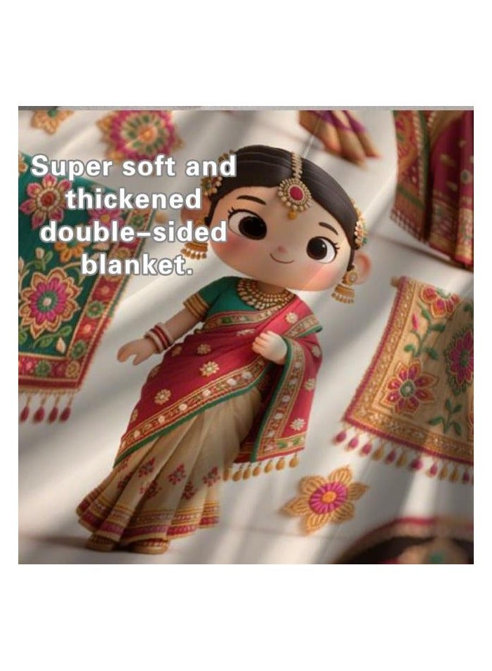 general Children's or student cartoon flannel thin blanket (warm and comfortable, suitable for sleep, games) 100cm*150cm - Image 4