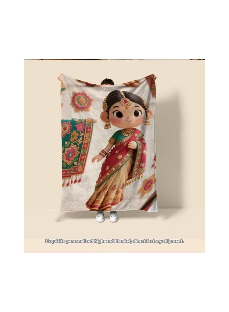 general Children's or student cartoon flannel thin blanket (warm and comfortable, suitable for sleep, games) 100cm*150cm - Image 3
