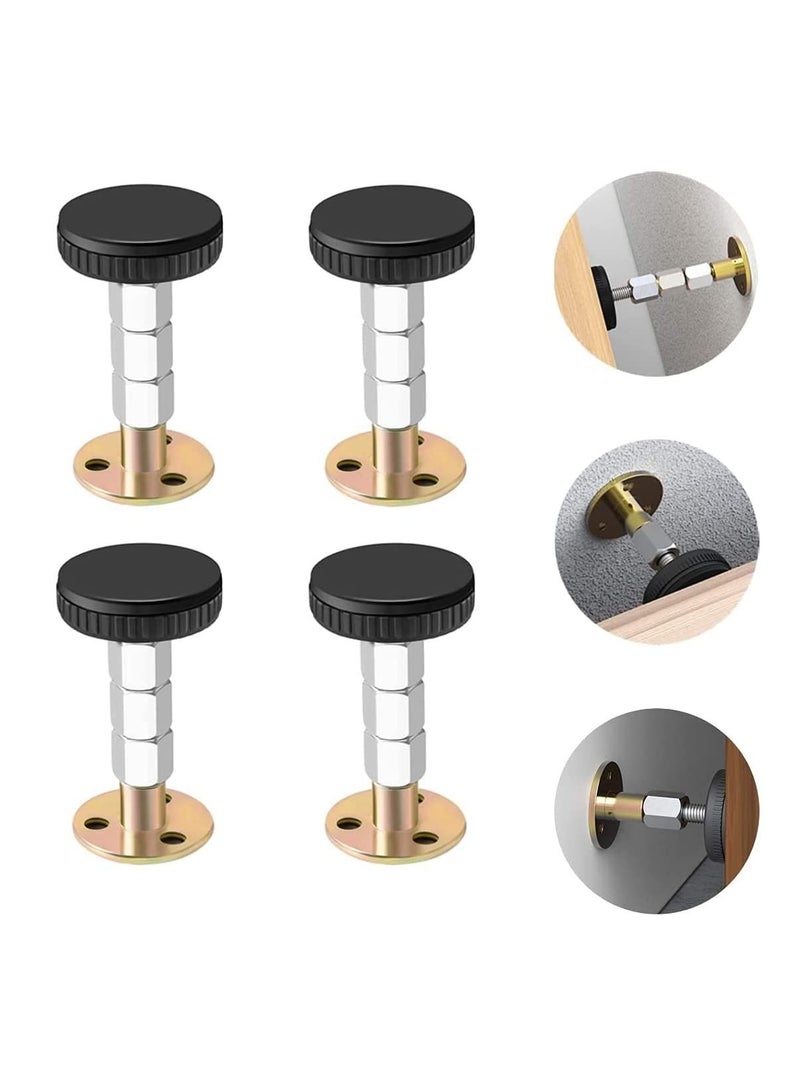 Excefore Adjustable Threaded Bed Frame Anti-Shake Tool for Bed, Headboard stoppers, Bedside Headboards Prevent loosening Anti-Shake Fixer, 4pc, 28-110mm, Easy Install - Image 1