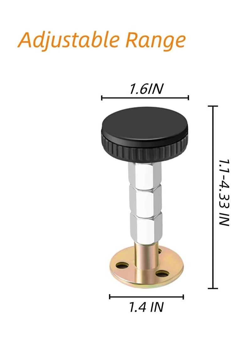 Excefore Adjustable Threaded Bed Frame Anti-Shake Tool for Bed, Headboard stoppers, Bedside Headboards Prevent loosening Anti-Shake Fixer, 4pc, 28-110mm, Easy Install - Image 2