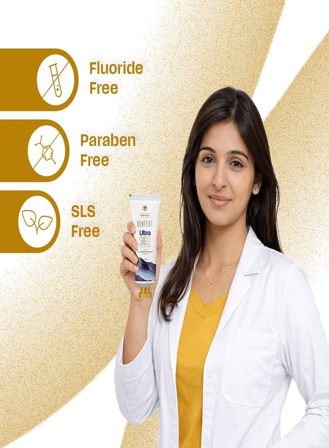 دينت91 معجون أسنان Dente91 Ultra Shield بتركيبة إعادة التمعدن+ | إعادة تمعدن مضاعفة خلال 8 أيام من الاستخدام* | عبوة واحدة، 70 غرام - Image 3