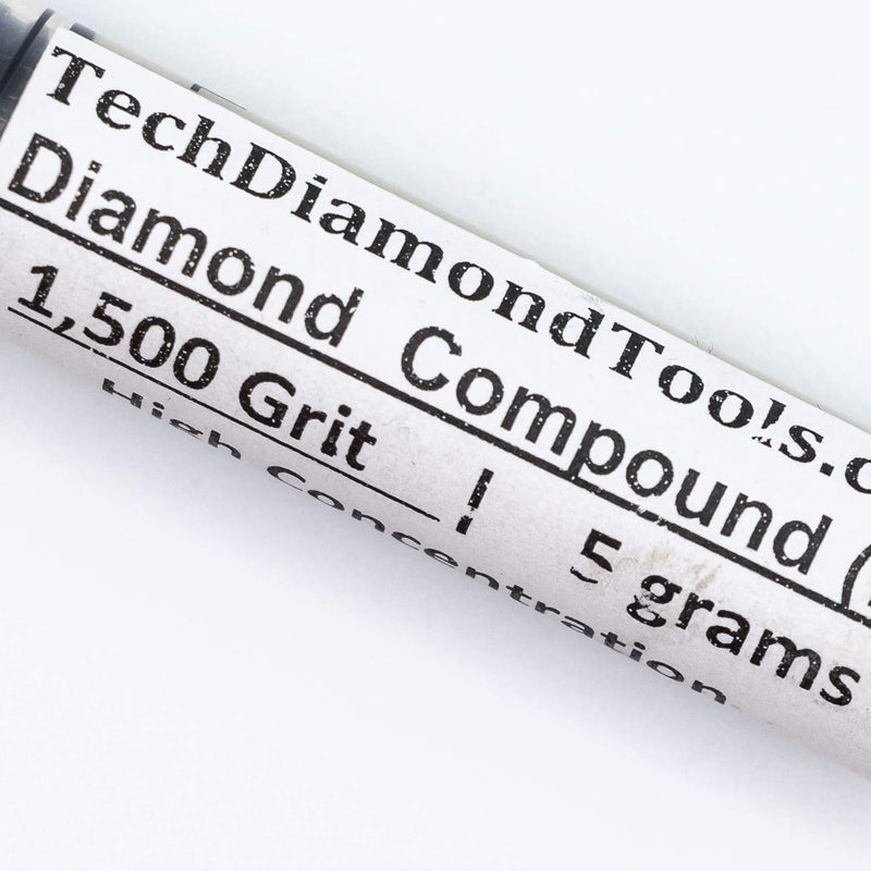 TechDiamondTools Diamond Polishing Compound Polishing Paste USA Made 1,500 Grit 6-12 Microns for Marble Glass Metal Rock Jewelry Resin Silver Chrome Gemstone with High Concentration of Diamond Powder - Image 4