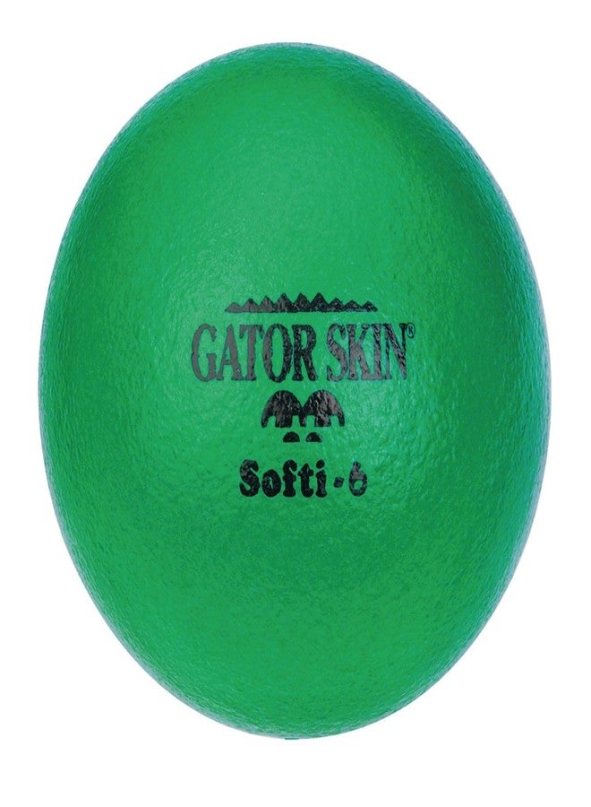 Gator Skin S&S Worldwide Softi-5 Ball. 6" Green, PU Coated Balls with Soft Foam Core, Kid Safe, No-Sting Balls for PE Games, After School Programs, Dodgeball, and Birthdays. - Image 1