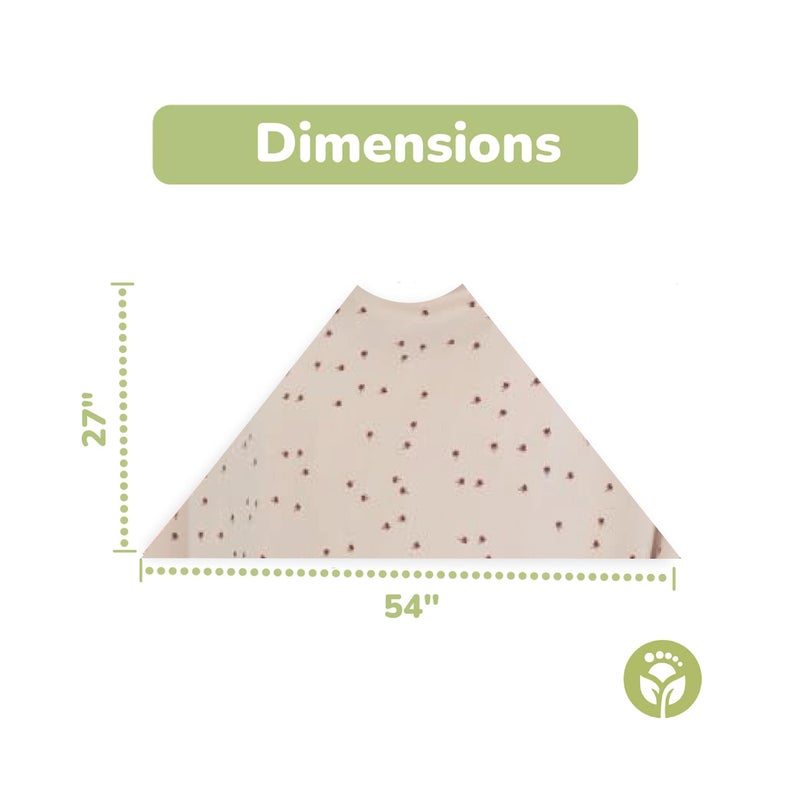 WeeSprout Nursing Cover for Breastfeeding, Soft & Breathable Nursing Poncho, Neck Insert for Hands-Free View, Machine Washable & Dryer Safe Feeding Cover Up - Image 5