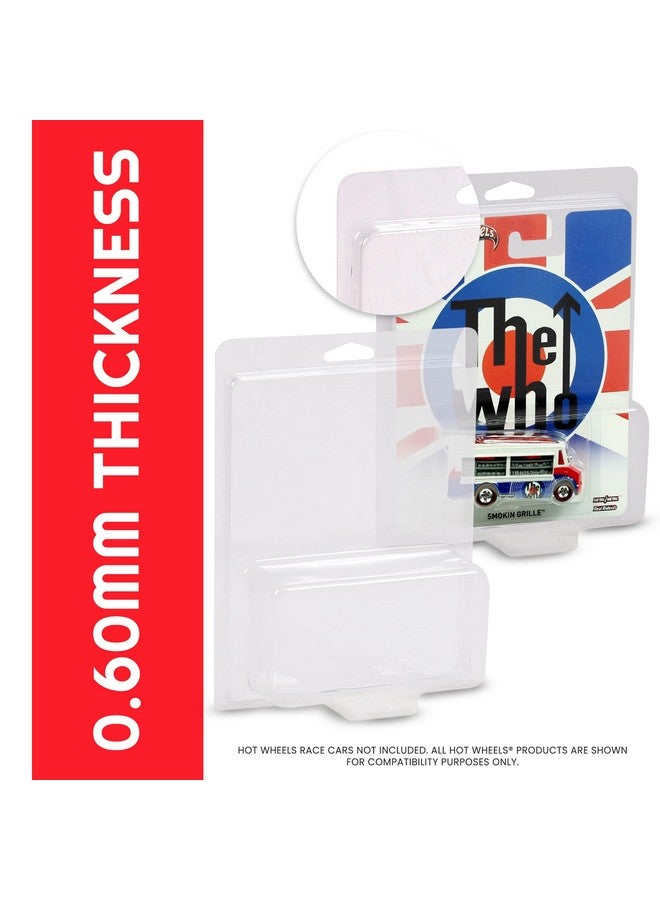 EVORETRO Clamshell Premium Protector Case Compatible With Premium Hot Wheels Pop Culture Series - 0.60Mm Thick Clear Pet Protector Packs Blister For Toy Car Set (Pack Of 19) - Image 5