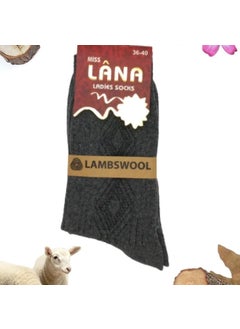Kral Socks Winter Wool Socks Lambswool (Special Lamb Wool) With Thermal Feature for Women 