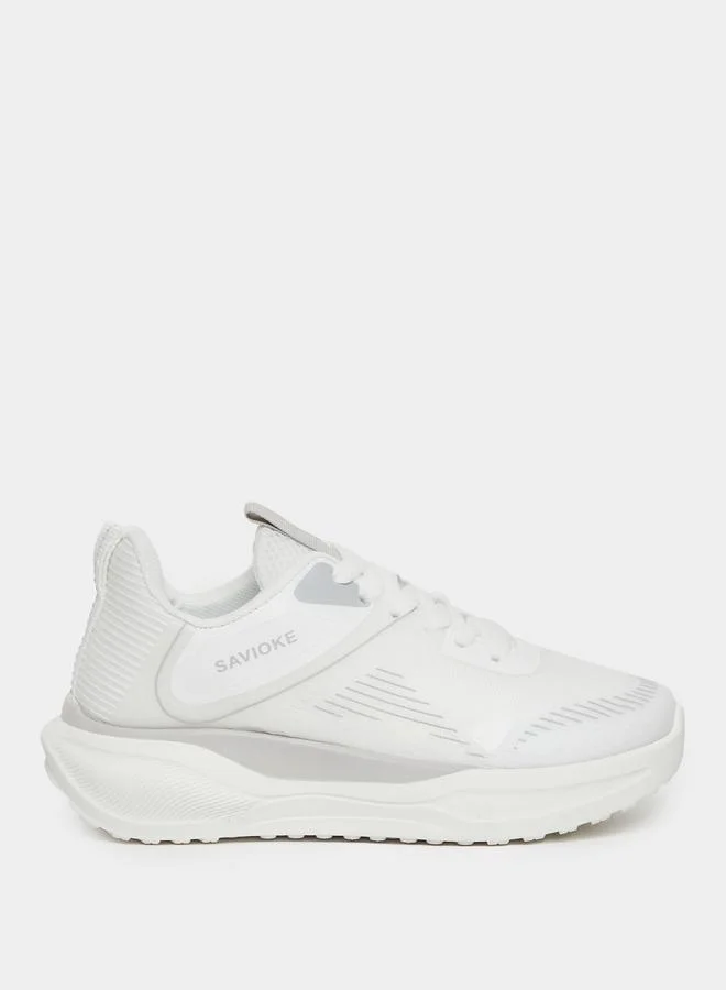 Styli Styli Textured Lace Up Sneakers
