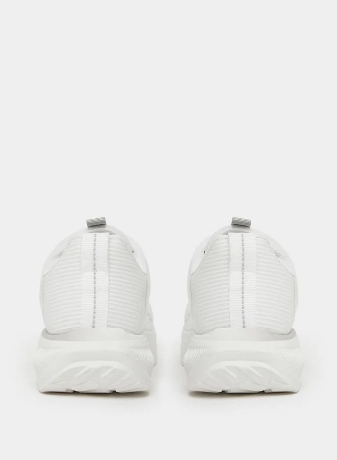 Styli Styli Textured Lace Up Sneakers