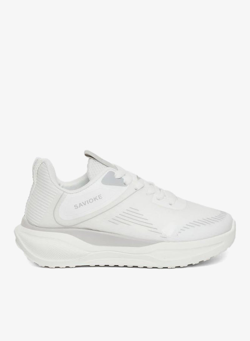 Styli Active Textured Lace Up Sneakers - Image 1