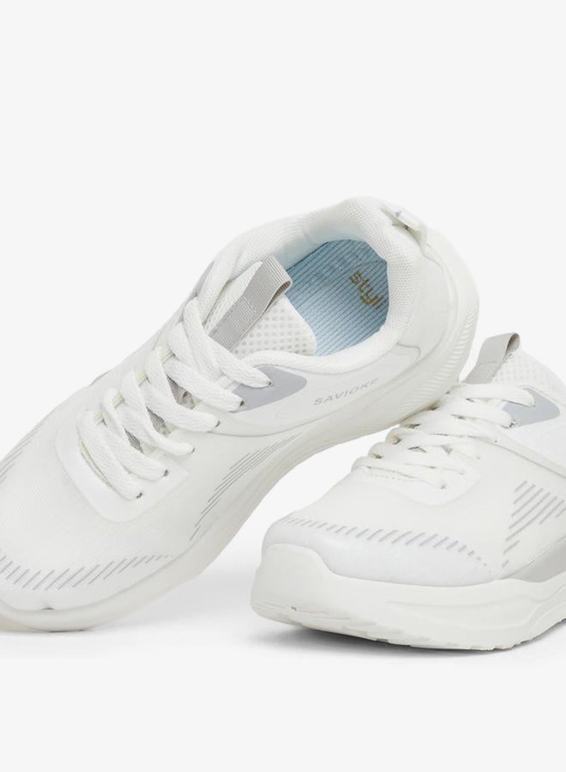 Styli Active Textured Lace Up Sneakers - Image 4