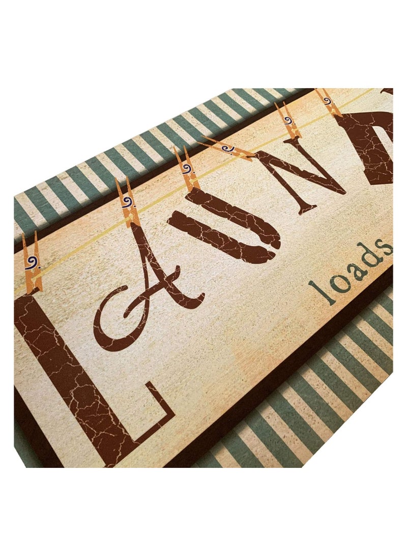 UKELER سجادة غسيل UKELER غير قابلة للانزلاق لغرفة الغسيل سجادة رخيصة مقاومة للماء لحمام 48x20 - Image 3