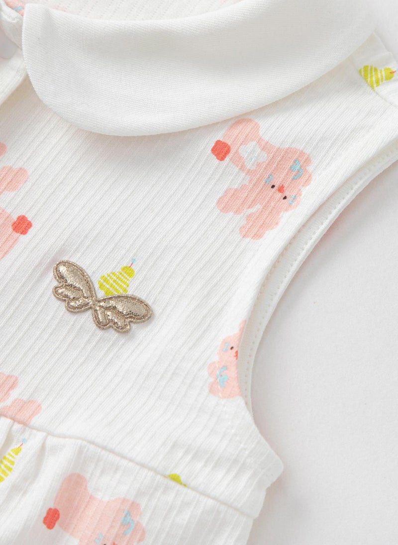 Balabala Baby Girl Knitted jumpsuit  - Image 3