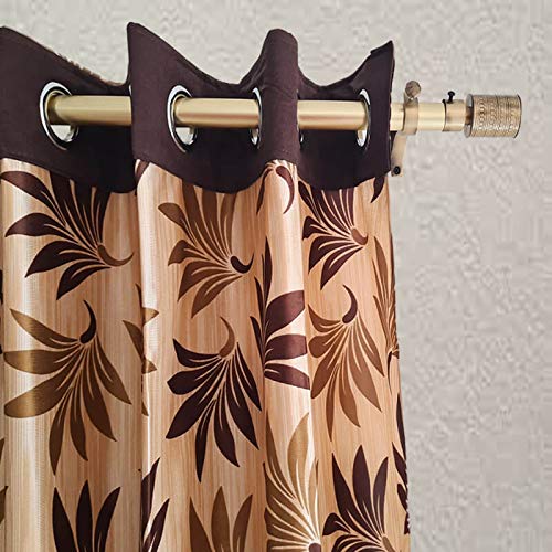 FAST CB01B Brass Antique Stainless Steel Metal Curtain Finials for 1 Inch Curtain Rod and Brackets Accessories - Image 3