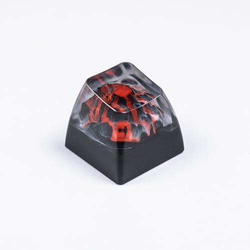 REDQIN ULTRAEQUIP Artisan Keycaps - Epoxy Resin Handmade Keycaps ESC Repalce Key Custom 1U SA Profile fit MX Switches for Mechanical Keyboard (Famous Landscape Series - St.Helens Volcano) - Image 2