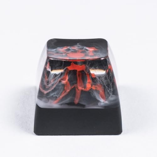REDQIN ULTRAEQUIP Artisan Keycaps - Epoxy Resin Handmade Keycaps ESC Repalce Key Custom 1U SA Profile fit MX Switches for Mechanical Keyboard (Famous Landscape Series - St.Helens Volcano) - Image 1