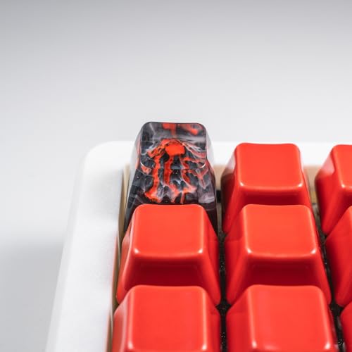 REDQIN ULTRAEQUIP Artisan Keycaps - Epoxy Resin Handmade Keycaps ESC Repalce Key Custom 1U SA Profile fit MX Switches for Mechanical Keyboard (Famous Landscape Series - St.Helens Volcano) - Image 5