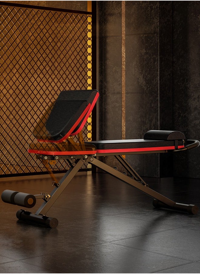 Snooe - Adjustable Weight Bench, Strength Training Bench Foldable Incline Decline Bench for Full Body Workout Bench Press for Home Gym - Image 1