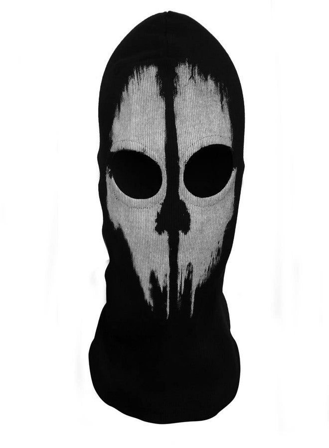 SzBlaZe Unisex Ghost Print Stocking Balaclava Mask Good For War Game Halloween Cosplay (Print 1) - Image 1