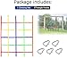 GAITWIN Climbing Cargo NetNinja Warrior Obstacle Course for KidsRope Net Ladder Monkey Bars for Rock Wall Jungle Gyms Playground Ribbon Training for Indoor and Outdoor Swing Set Tree House - Image 4