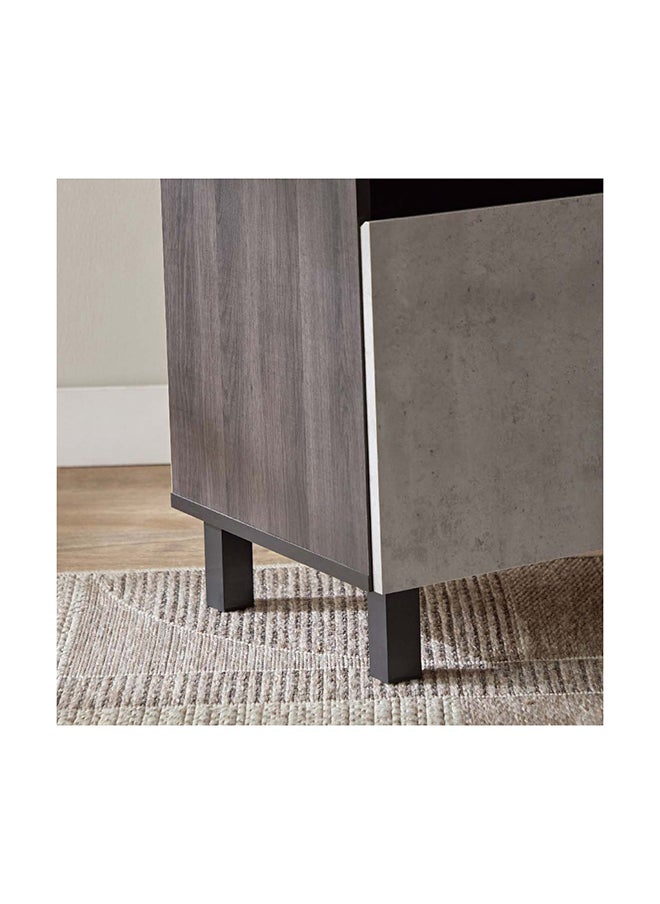 Home Box - Vegas High TV Unit with Door for TVs up to 50 inches 120 x 72 x 40 cm - Image 1