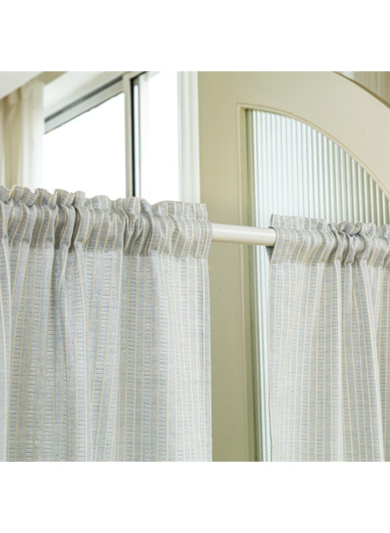 2 pcs Partition curtain kitchen tassel door curtain short curtain hanging curtain 70*140cm - Image 3
