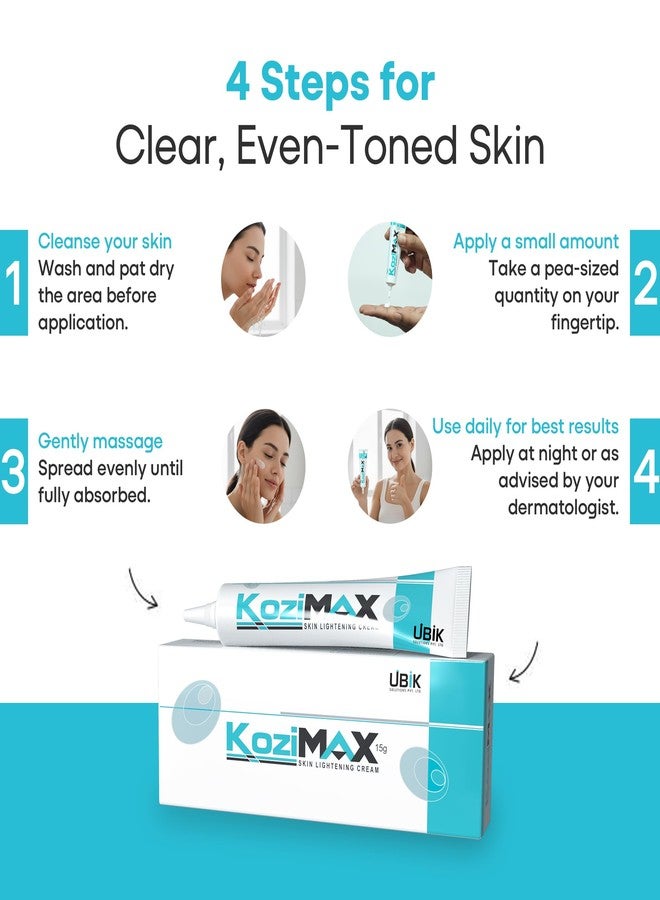 ETHIGLO Kozimax Skin Cream for Clear and Healthy-Looking Skin Pack of 6 (15g) - Image 5