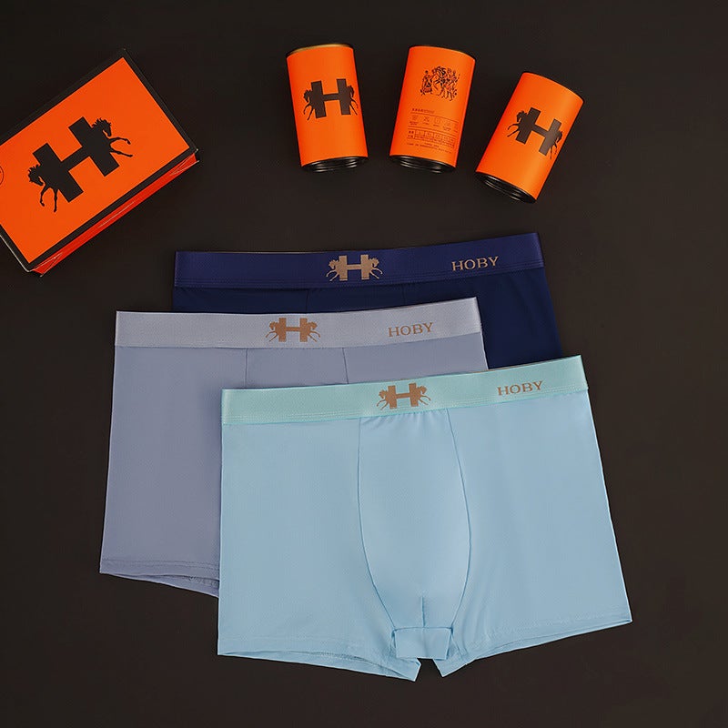 Modal Comfortable Men'S Underwear Magnet Men'S Short Pants Breathable Boxer Breathable Mid-Waist Boxers Boxed - Image 5