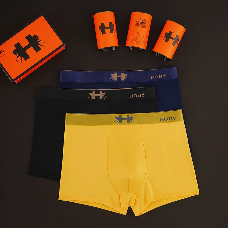 Modal Comfortable Men'S Underwear Magnet Men'S Short Pants Breathable Boxer Breathable Mid-Waist Boxers Boxed - Image 2