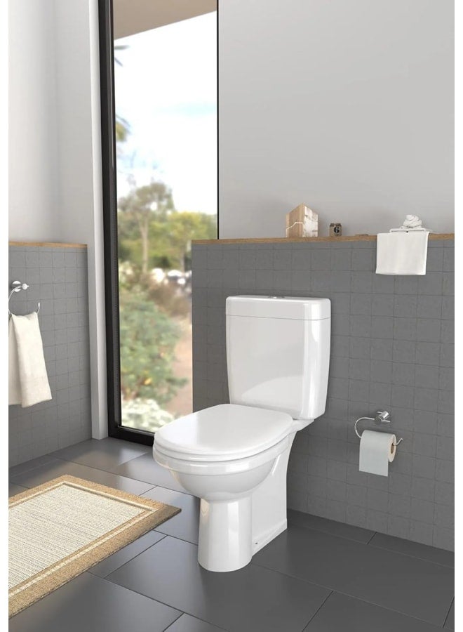 Duravit Golf Cistern  
,Tank and trim for bottom left supply with push-button chrome  Ceramic White - Image 2