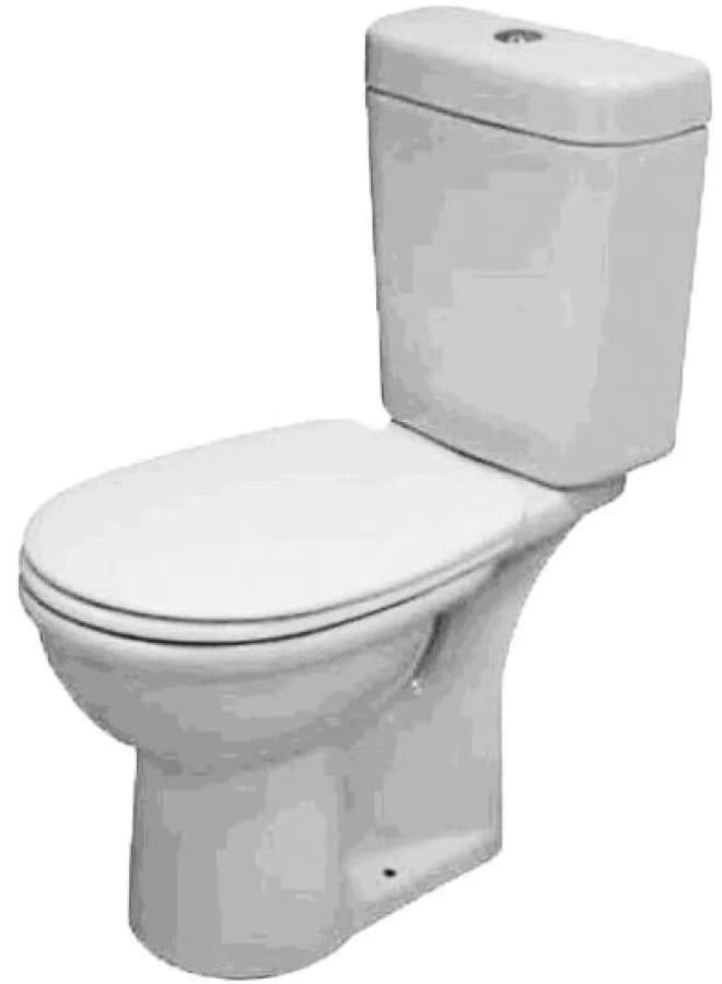 Duravit Golf Cistern  
,Tank and trim for bottom left supply with push-button chrome  Ceramic White - Image 1