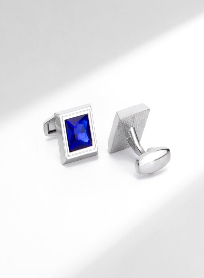 Wynameleri Cufflinks Set of 4with Rhinestones in Gift Box Stylish Design - Image 5