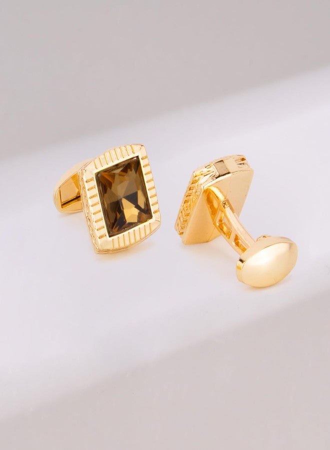 Wynameleri Cufflinks Set of 4with Rhinestones in Gift Box Stylish Design - Image 3