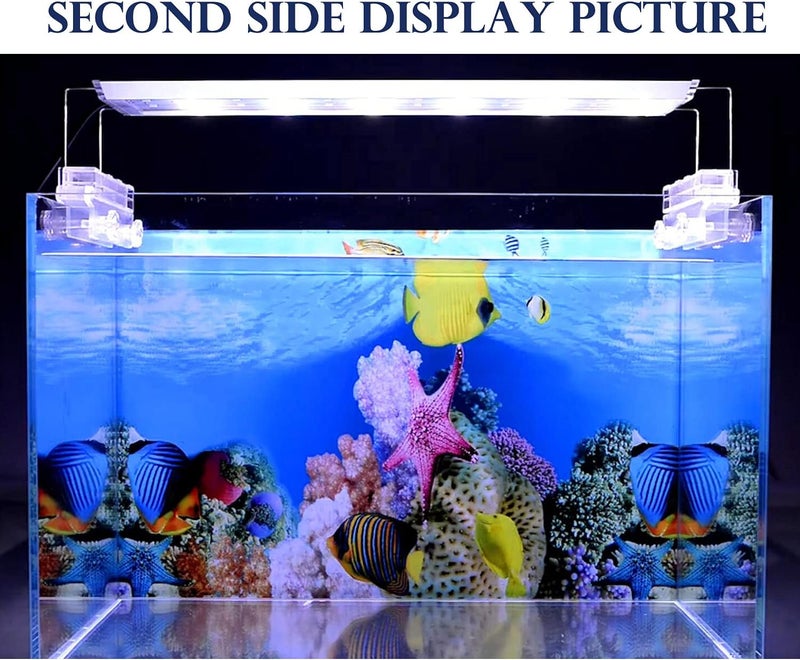 ELEBOX Water Plants Aquarium Background Poster HD Fish Tank Background Decorations Landscape 2 Sided 16"x 40" - Image 5