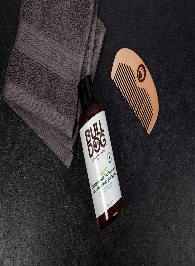 Bulldog Facial Care for Men 2 in 1 Beard Shampoo and Conditioner white - Image 3