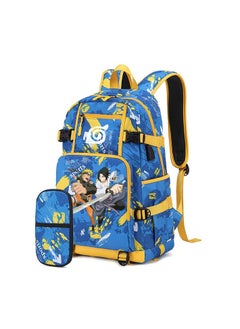 Naruto Joint Junior High School Student Backpack Primary School Student Large Capacity School Bag Pencil Case Set 41*14*28cm