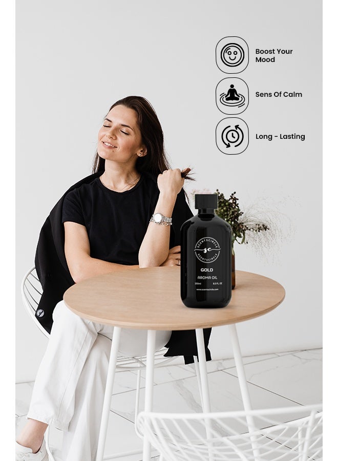 Scentscircle Gold Aroma Diffuser Oil 250ml | Premium Long-Lasting Fragrance | Scentscircle - Image 4
