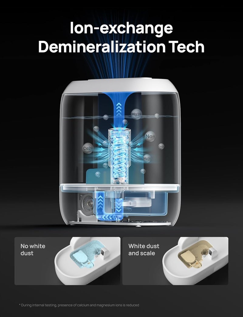Dreo Demineralization Cartridge 3-Pack for Humidifiers, Compatible with Humidifiers HM311/311S/524/524S, Prevent Mineral Build-up, Filter Hard Water, Eliminate White Dust - Image 2