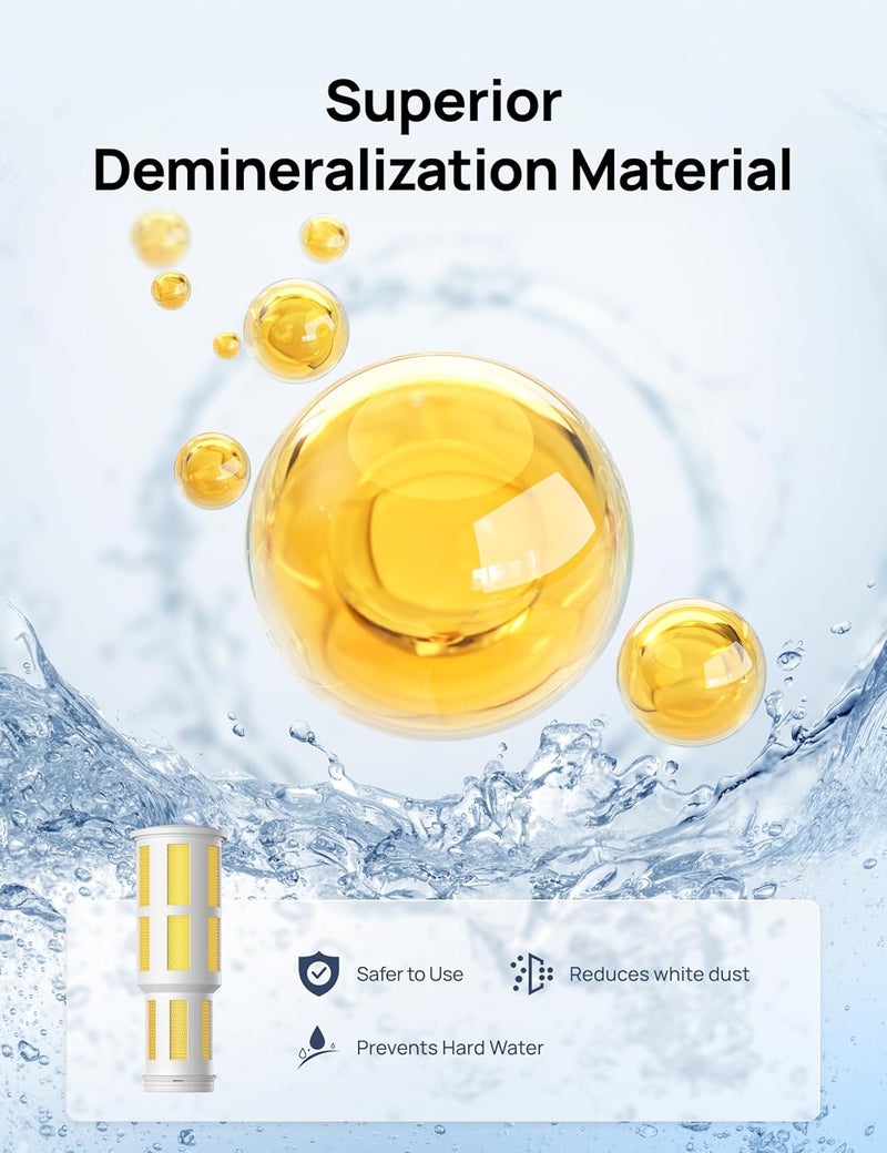 Dreo Demineralization Cartridge 3-Pack for Humidifiers, Compatible with Humidifiers HM311/311S/524/524S, Prevent Mineral Build-up, Filter Hard Water, Eliminate White Dust - Image 4
