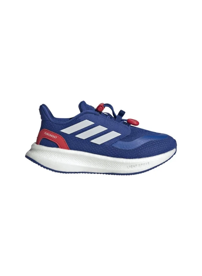 Adidas Pureboost 5 K U Blue Running Shoes For Kids