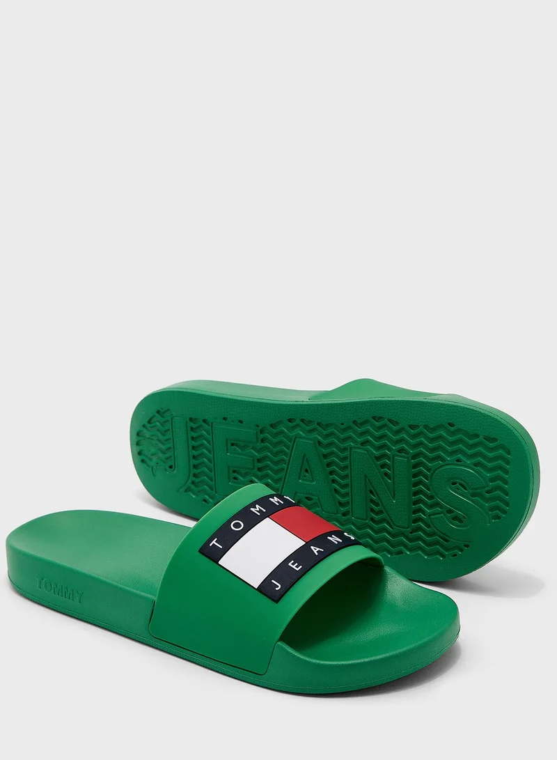 TOMMY JEANS Logo Printed Slide
