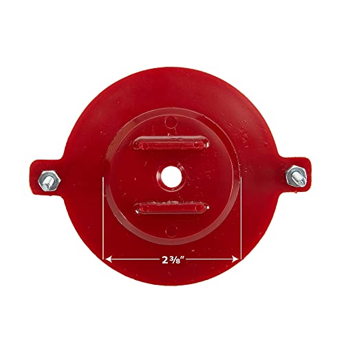 FireHoseDirect Plastic FDC Connection - Fire Department Connection Caps - Red Fire Sprinkler Covers - Fire Department Caps - 2 Pack - Image 4