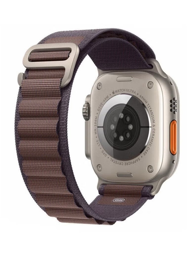 Generic Alpine Loop Nylon Sport Band, Compatible with iWatch Series 10 9 8 7 6 5 4 3 2 1 SE Ultra 1/2, Fits 49mm 46mm 45mm 44mm 42mm Apple Watch Models  - Image 1