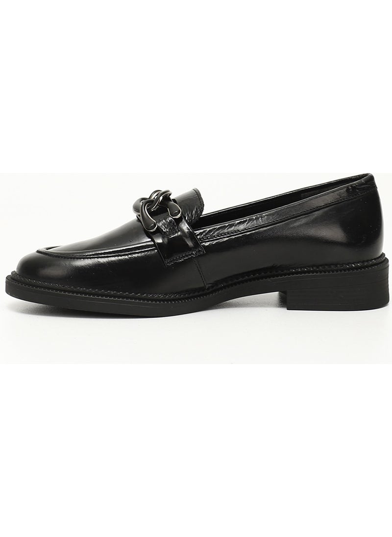 Gönderi(r) Gön Genuine Leather Round Toe Loafer Buckled Women's Casual Shoes 24272  - Image 3
