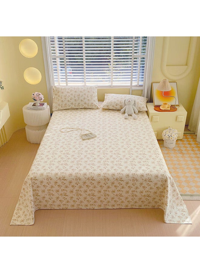 Red Bean A-class Full Cotton Co Cloth Bed Sheet Single Piece 100% Cotton Bed Cover Thick Single Double Bedspread 160*245cm Deep Autumn - Image 2