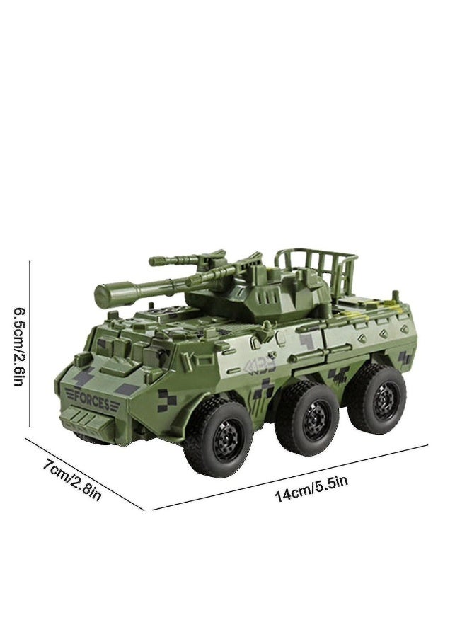 Modified Tank Fighting Vehicle Impact Transformation Car Toy  - Image 5