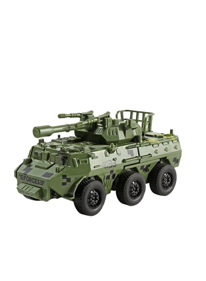 Modified Tank Fighting Vehicle Impact Transformation Car Toy  - Image 1