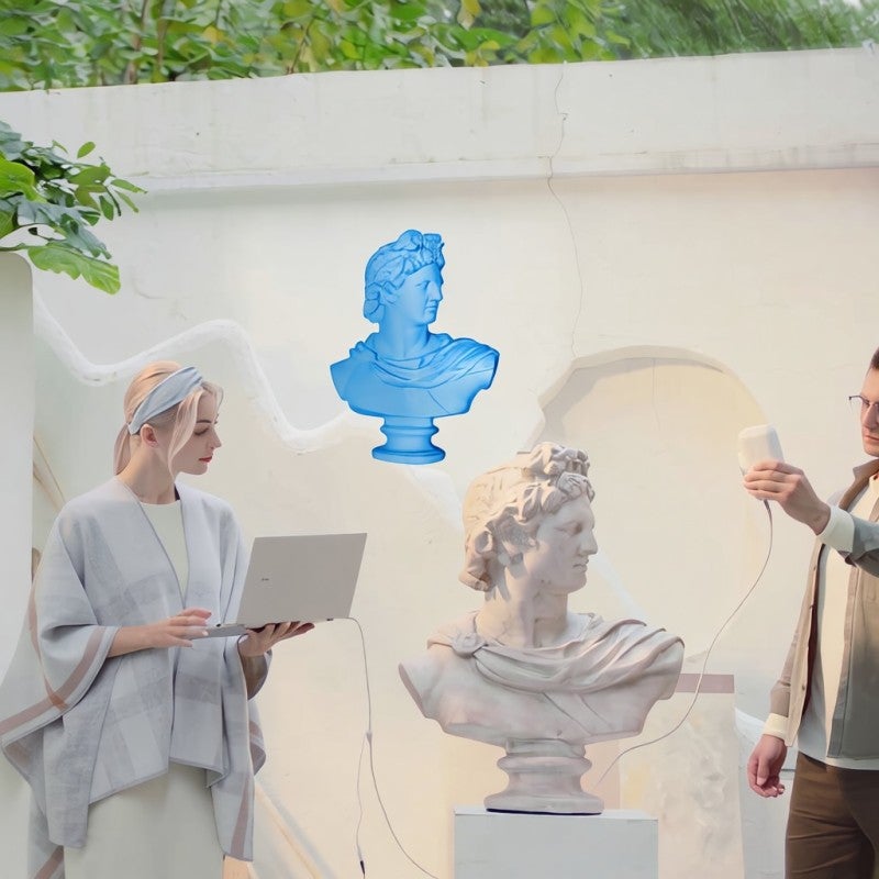 Handheld 3D Scanner: 0.05mm High Accuracy, Marker-Free Scanning, Easy One-Click Optimization for 3D Prototypes, Auto Parts and Outdoor Use - Image 4