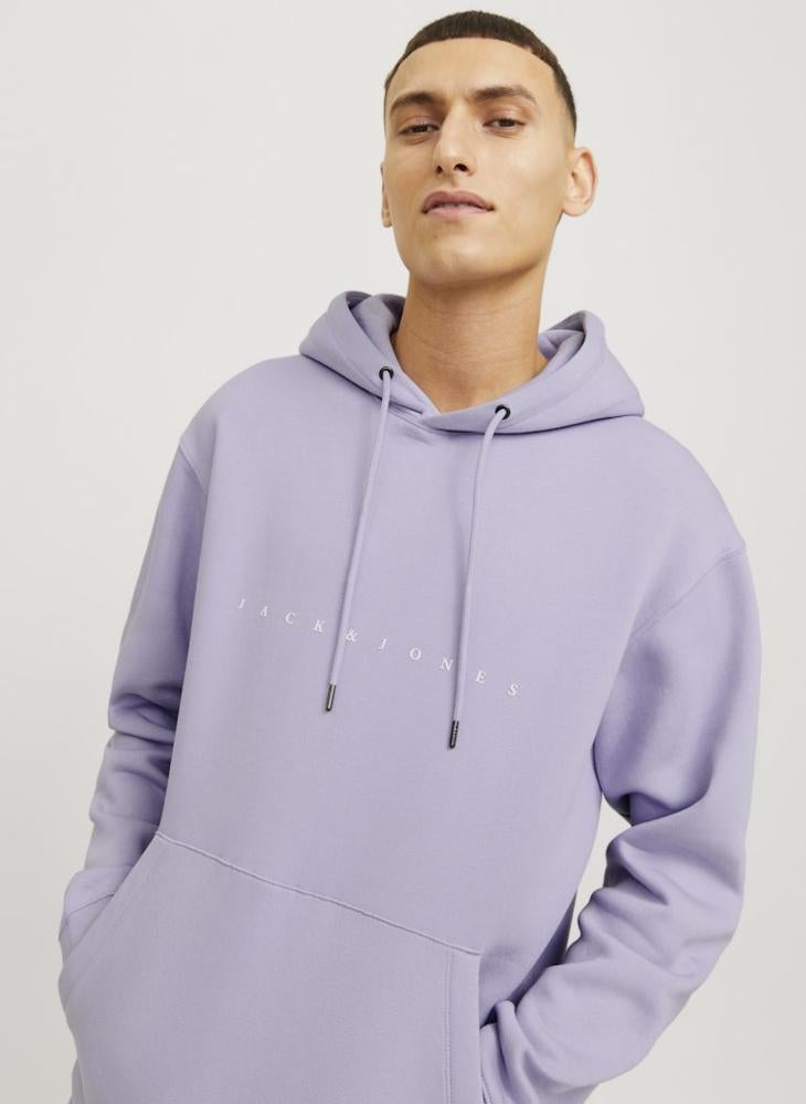 JACK & JONES Logo Print Pull Over Hoodie  - Image 3