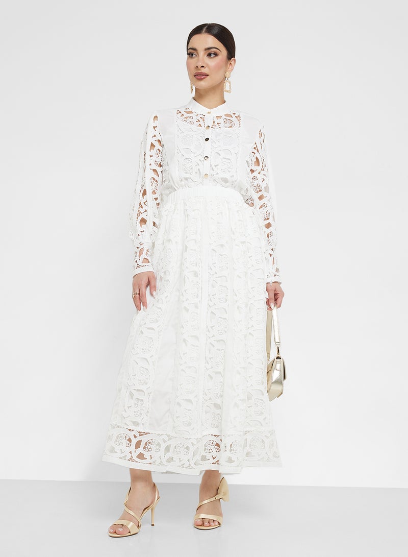 Khizana Lace Top & Skirt Set - Image 1