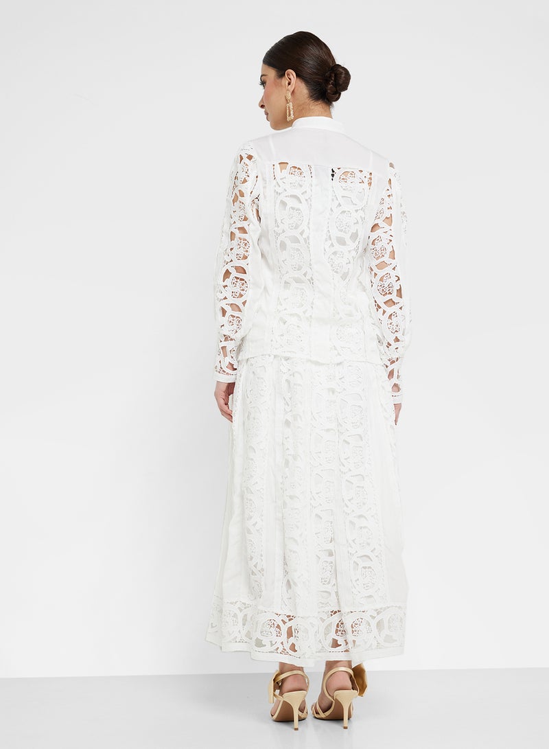 Khizana Lace Top & Skirt Set - Image 2
